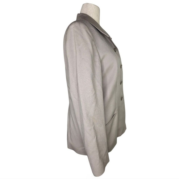 Vintage Pendleton 100% Wool Gray Blazer Jacket Women’s 14 Made in USA - Picture 2 of 7